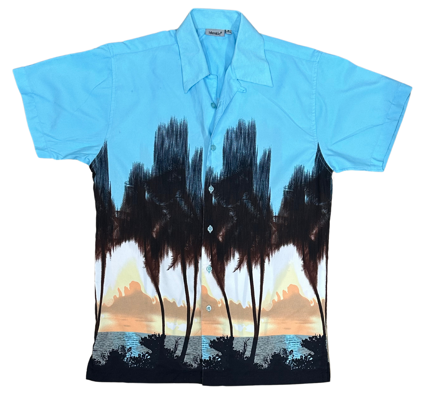 V-02 Medium  Hawaiian Trees at Dusk Shirt