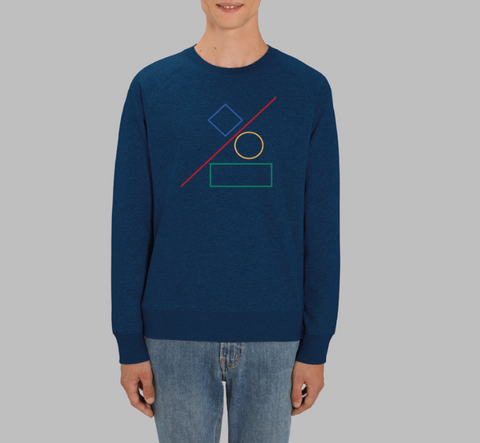 Balance Blue/Black Heather Sweatshirt