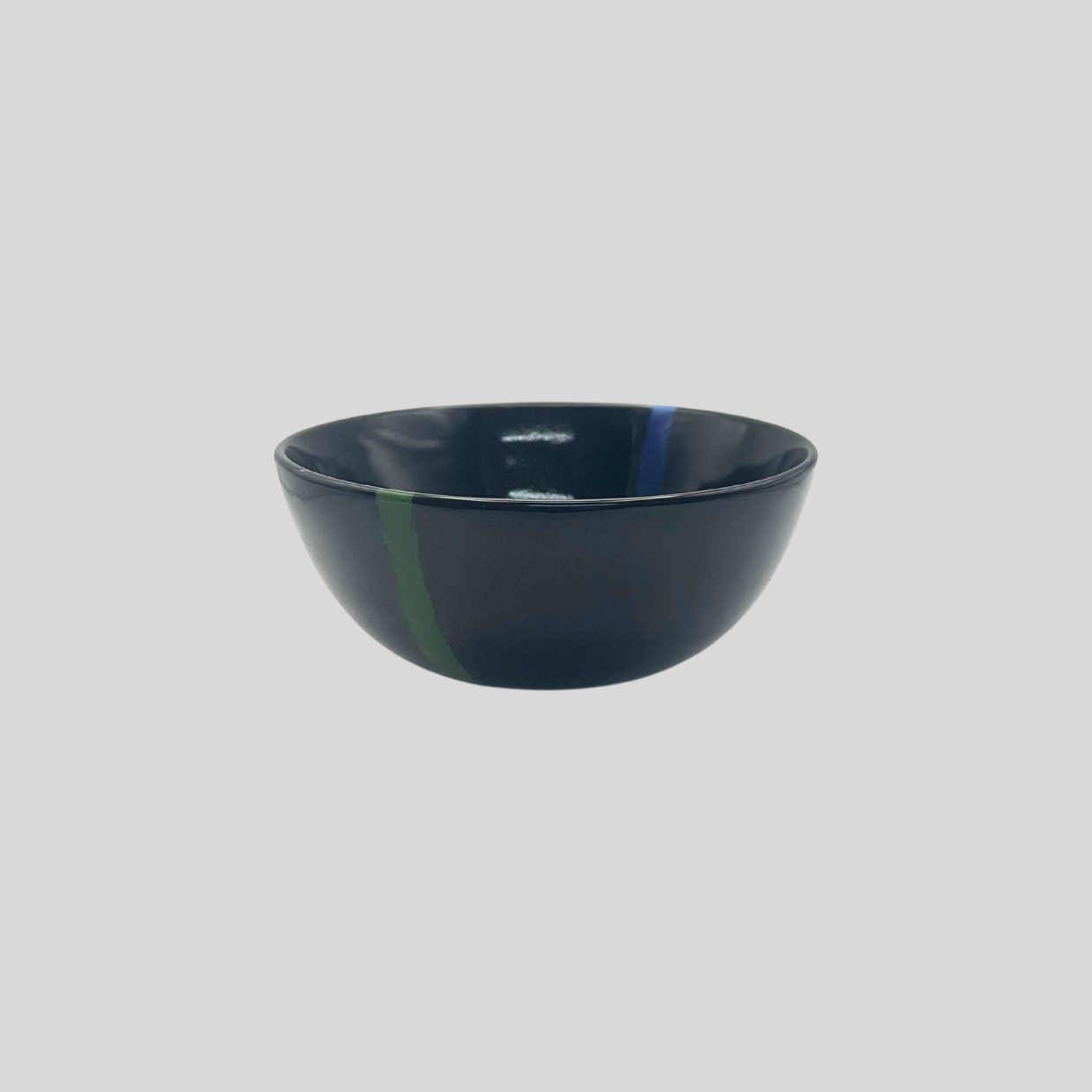 Stripe Blue/Green Side Bowl