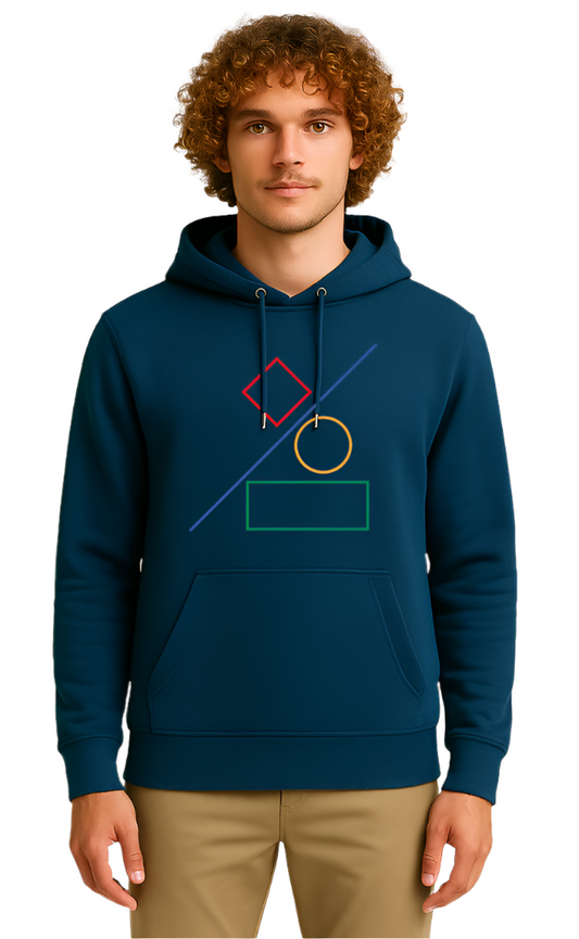 Balance Blue/Black Heather Hoodie