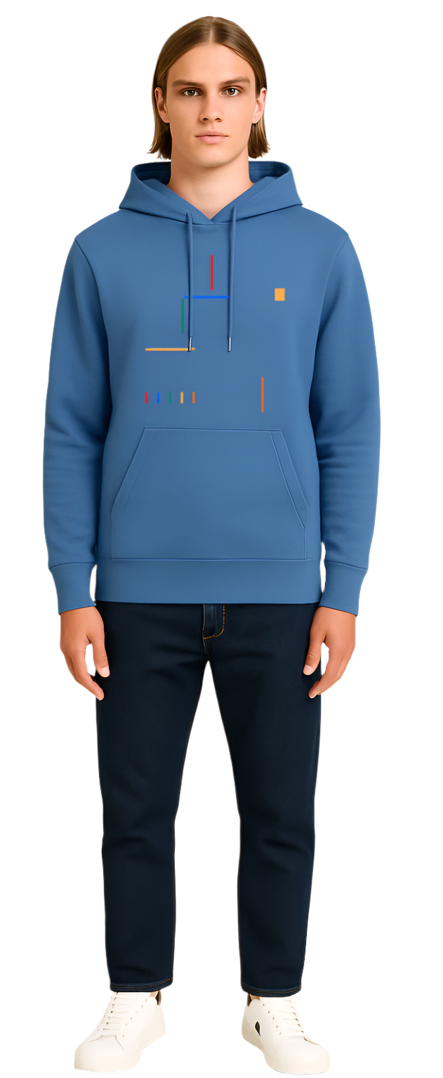 Theory Bright Blue Hoodie