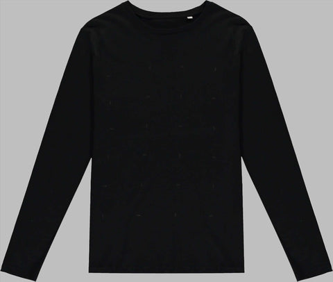 Blocks Long Sleeved Black T-Shirt