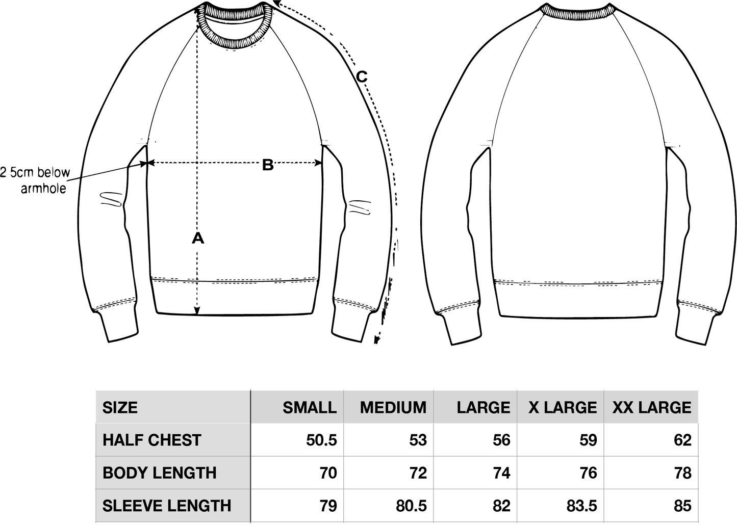 Blocks Mid Heather Gray Sweatshirt