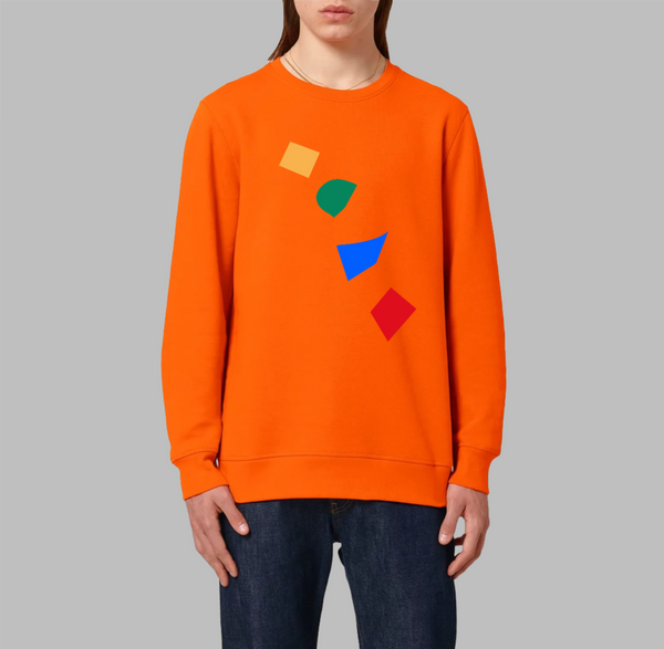 Bright orange sweatshirt deals