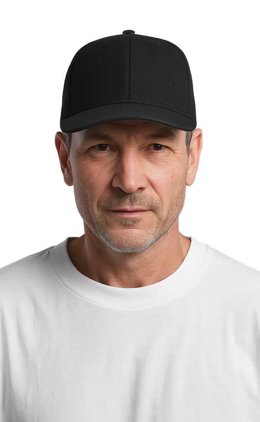 Black Baseball Cap Canvas