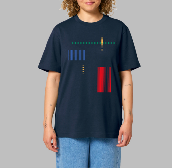 Tracks French Navy T-Shirt