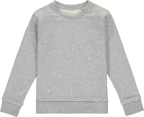 Kids Polka Fluoro Heather Gray