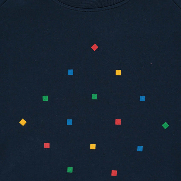 Kids Particles Navy Sweatshirt