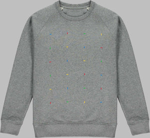 Blocks Mid Heather Gray Sweatshirt