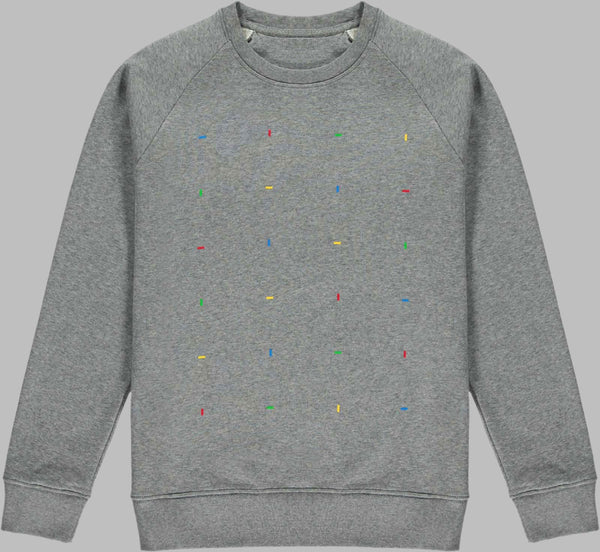 Blocks Mid Heather Gray Sweatshirt