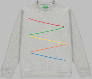 Slide Heather Gray Sweatshirt