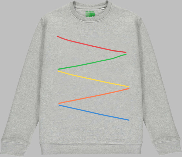Slide Heather Gray Sweatshirt