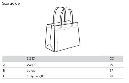 tote bag size guide